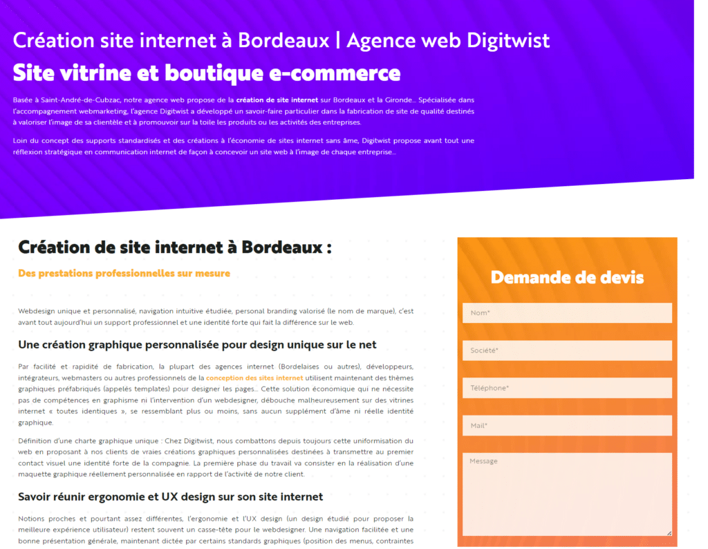 creation site internet bordeaux